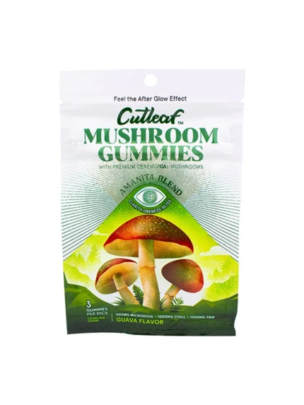 Guava Cutleaf Mushroom Gummies Amanita Blend 500mg