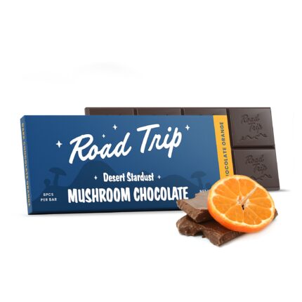 Desert Stardust Dark Mushroom Chocolate – Orange