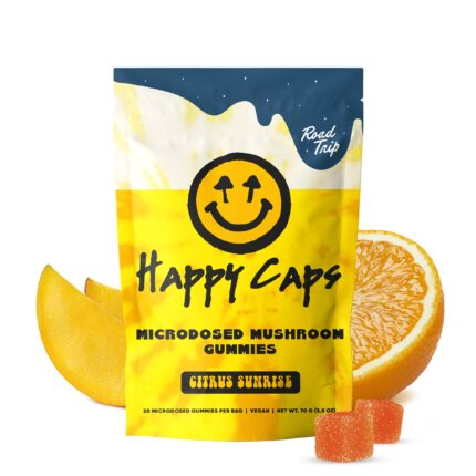 Microdosed Blend Happy Caps x Road Trip Gummies - Citrus Sunrise