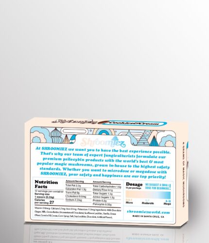 Shroomiez Cookies & Cream Mushroom Chocolate Bar - 4g Psilocybin