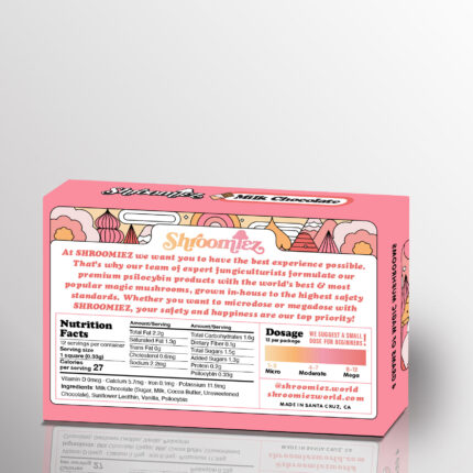 Shroomiez Milk Magic Mushroom Chocolate Bar